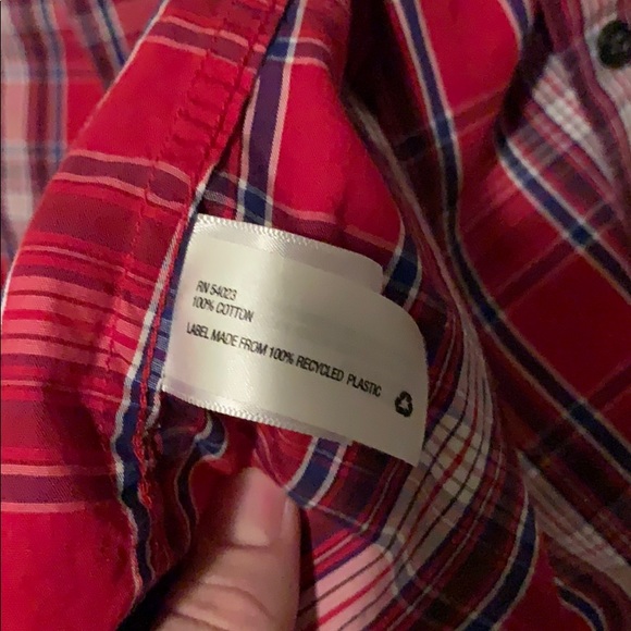 Gap ruffle plaid top - Picture 4 of 4